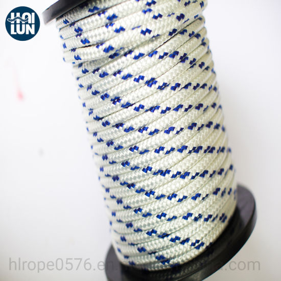 Corde tressée solide multifilament mixte polyester et PP