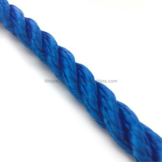 8mm 3 Strand Softline Multizilament Rope Royal Blue X 10 mètres de longueur