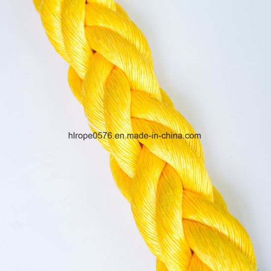 Corde d'amarrage de corde de pêche monofilament de fibre torsadée 3/8/12