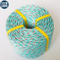 Couleur bleue ou verte 3 Strand Twisted PP / PE Corde pour la pêche