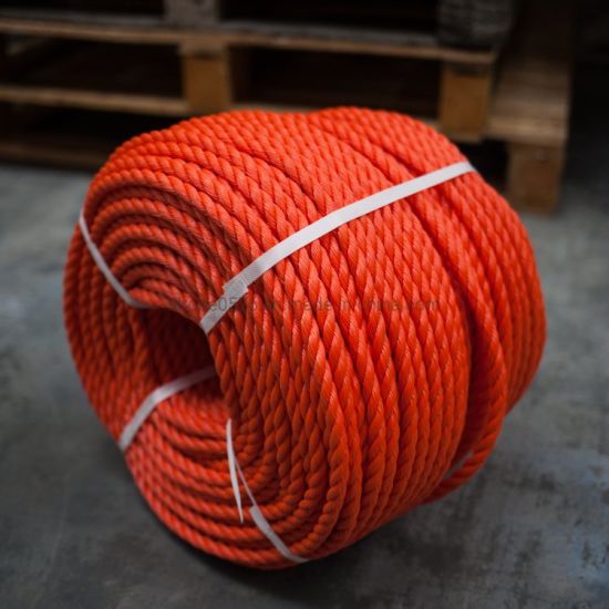 Corde en polyéthylène orange de 12 mm (bobine de 220 m)