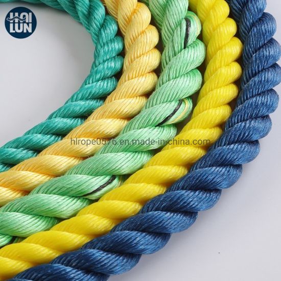 3 actions de cordes en polypropylène pour la corde océanique pour la corde océanique pour le lien