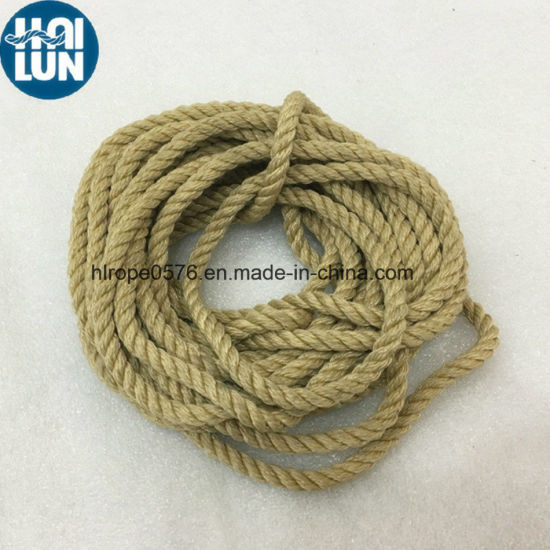 Corde de fil de sisal de jute torsadée de bateau