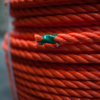 Corde en polyéthylène orange de 12 mm (bobine de 220 m)